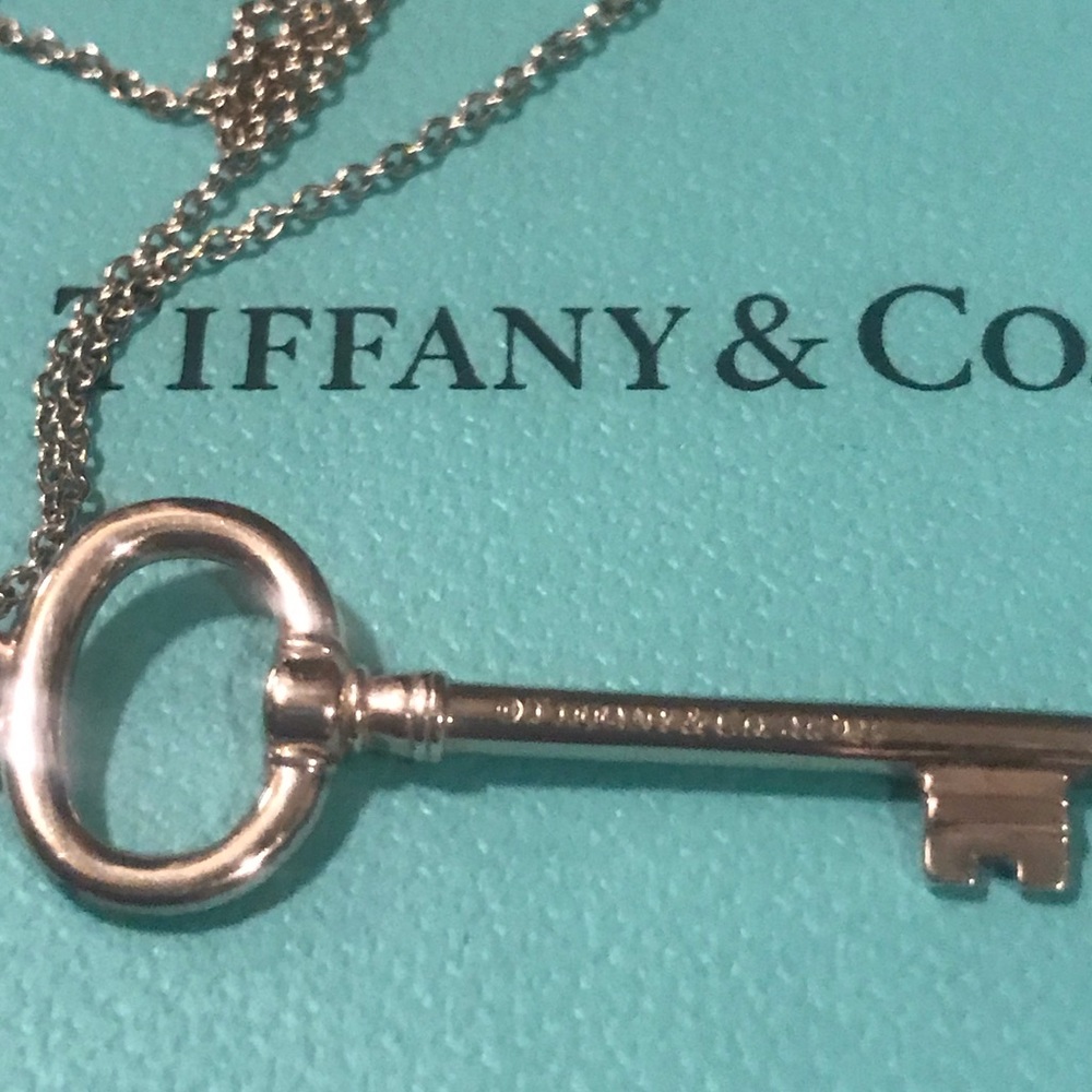 Authentic Tiffany & Co key necklace